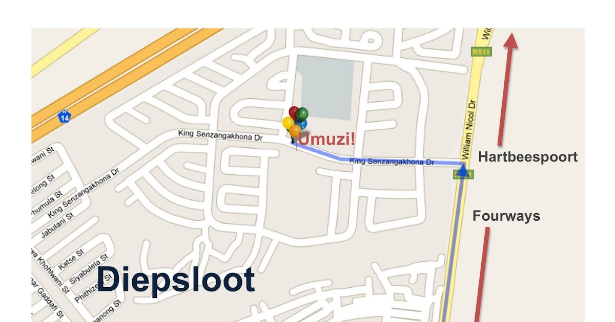 Umuzi Photo Club News Map to Diepsloot Exhibition