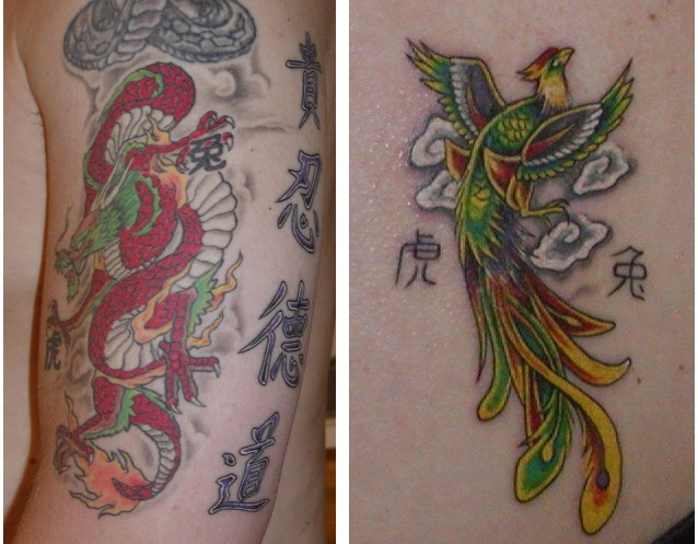 Blue Dragon Chinese Zodiac Tattoos Desain Blue Dragon Chinese Zodiac Tattoos Desain