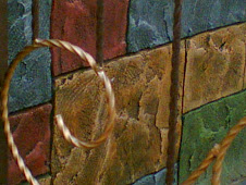 lansekap, tekstur dan marbling