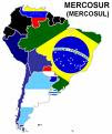 Mapa Mercosur