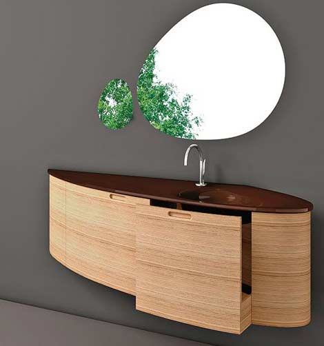 New Modern Bathroom Style Vanities with Sink Decoration