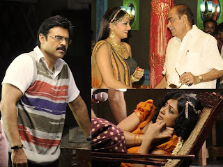 Nagavalli Movie Working Stills