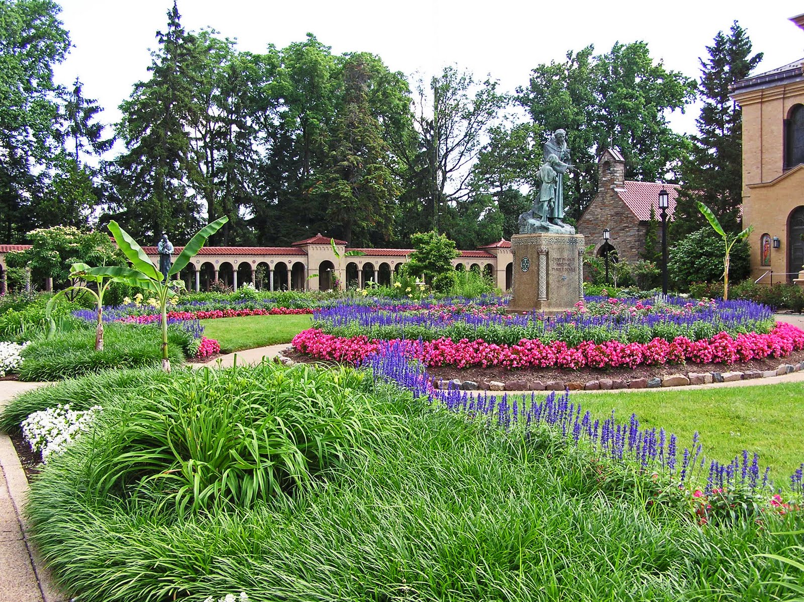 watered garden