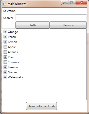 wpf and c with