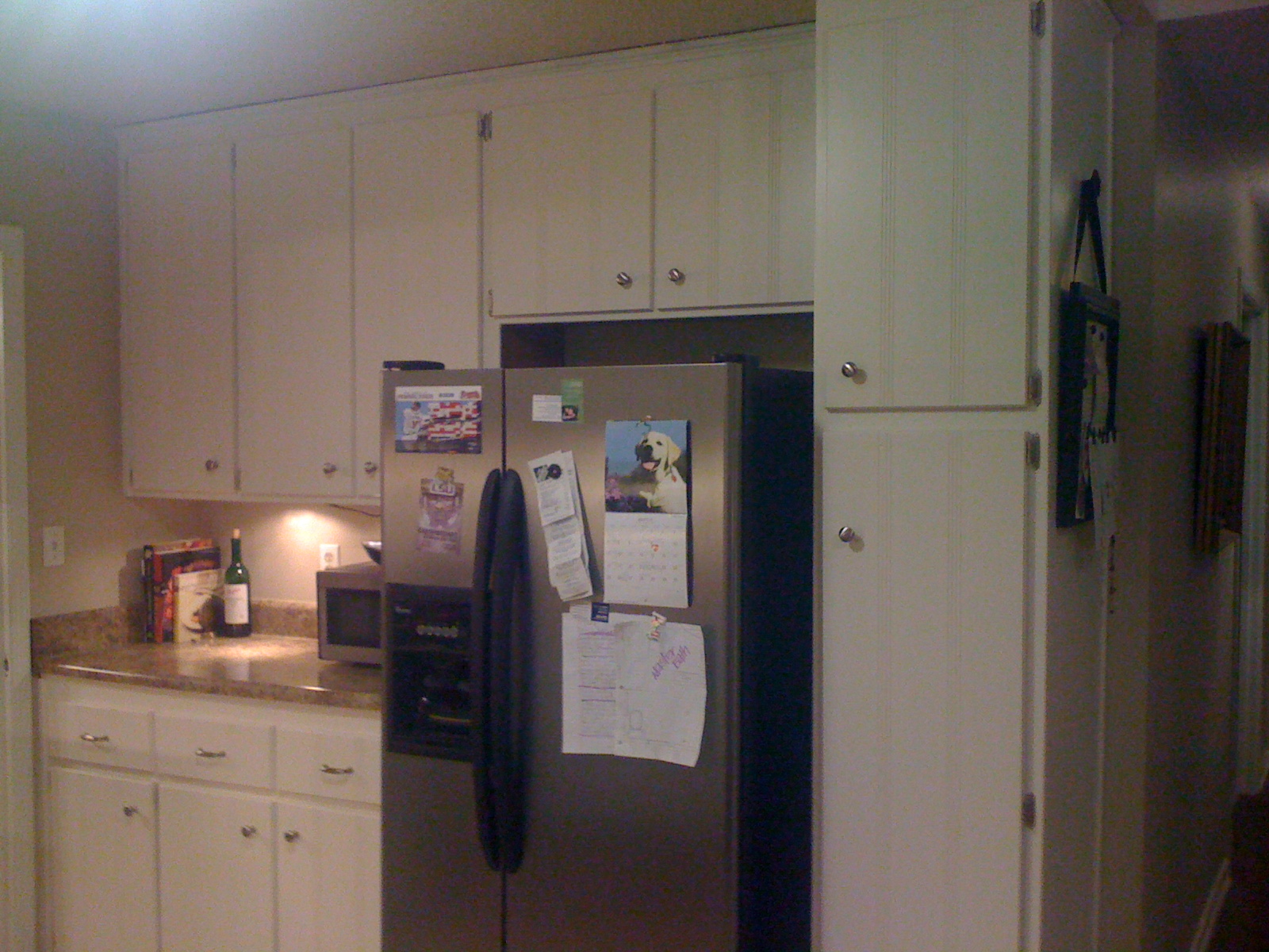 Behr paint for kitchen cabinets And here are the kitchen cabinets now: