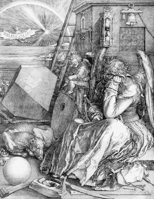 This image above I have Albrecht Durer Melencolia I. This image above I have