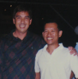 The author with former Batangas Congressman, former Philippine Senator and now NEDA Director General Ralph Recto