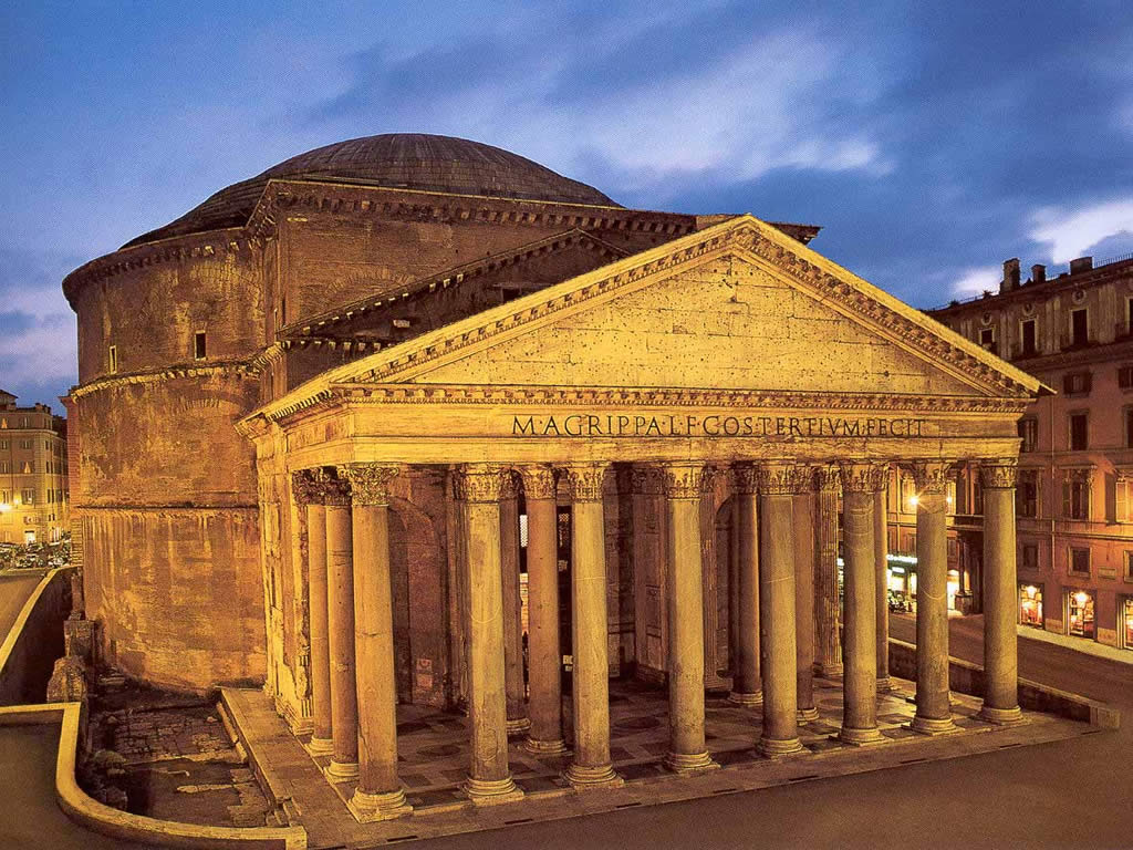 Pintura, escultura, arquitectura... El+Panteon+de+Agripa