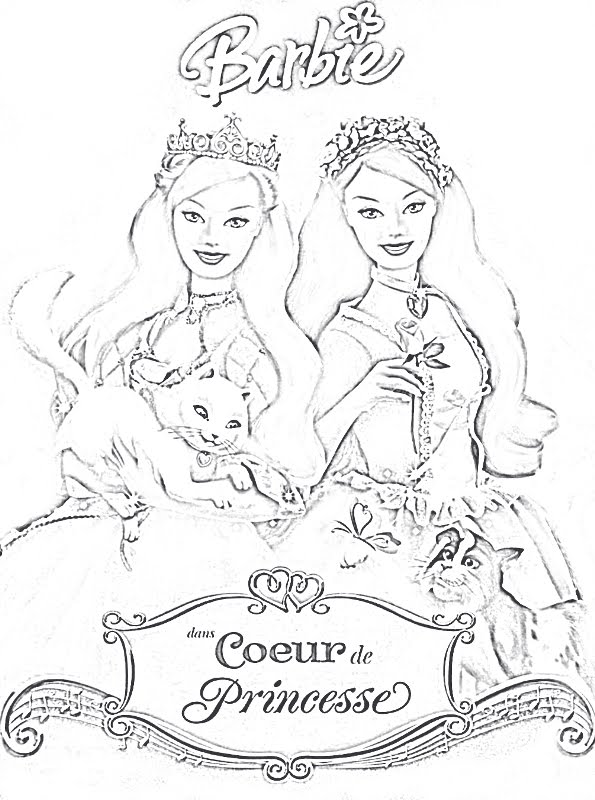 Coloriage Cheval De Princesse