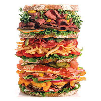 Y una gaseosa dietetica, porque estoy a dieta...