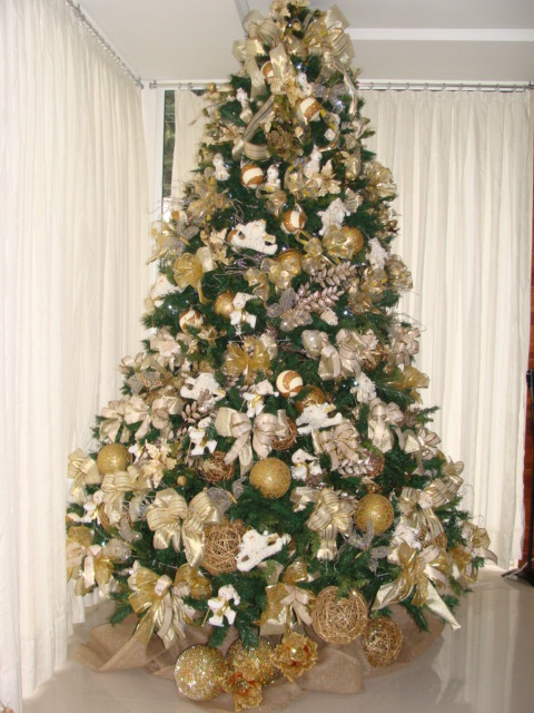 decoracao de arvore de natal azul e prata:Para o fundo do laço fita de juta de caimento leve com fio ouro. decoracao de arvore de natal azul e prata:Para o fundo do laço fita de juta de caimento leve com fio ouro.