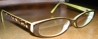 Beautiful new glasses, they've got two arms and everything!