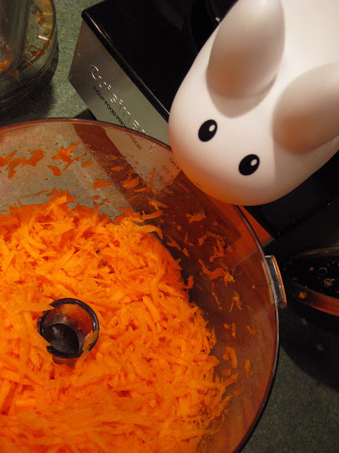 labbit checks out the carrots