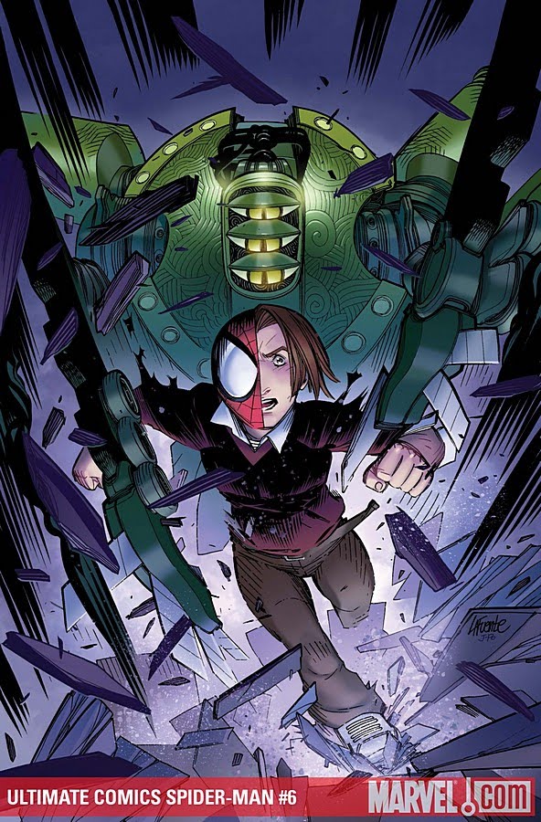 LA SOMBRA DEL MURCIELAGO ULTIMATE SPIDERMAN 6.