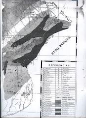 Mapa mineralógico de Mérida