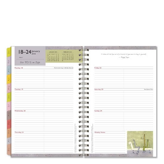 Franklin Covey 35928 Classic Her P.O.V. Wirebound Weekly Planner 2010