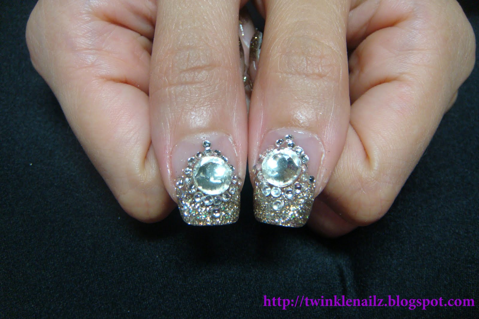 The Amazing Gold acrylic nail designs Digital Photography The Appealing Gold acrylic nail designs Photo