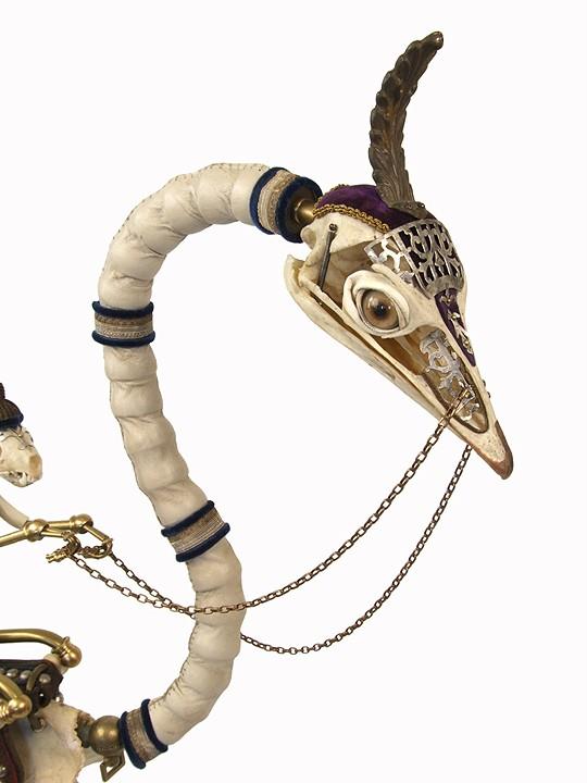 Jessica Joslin Hybrids bone art sculptures
