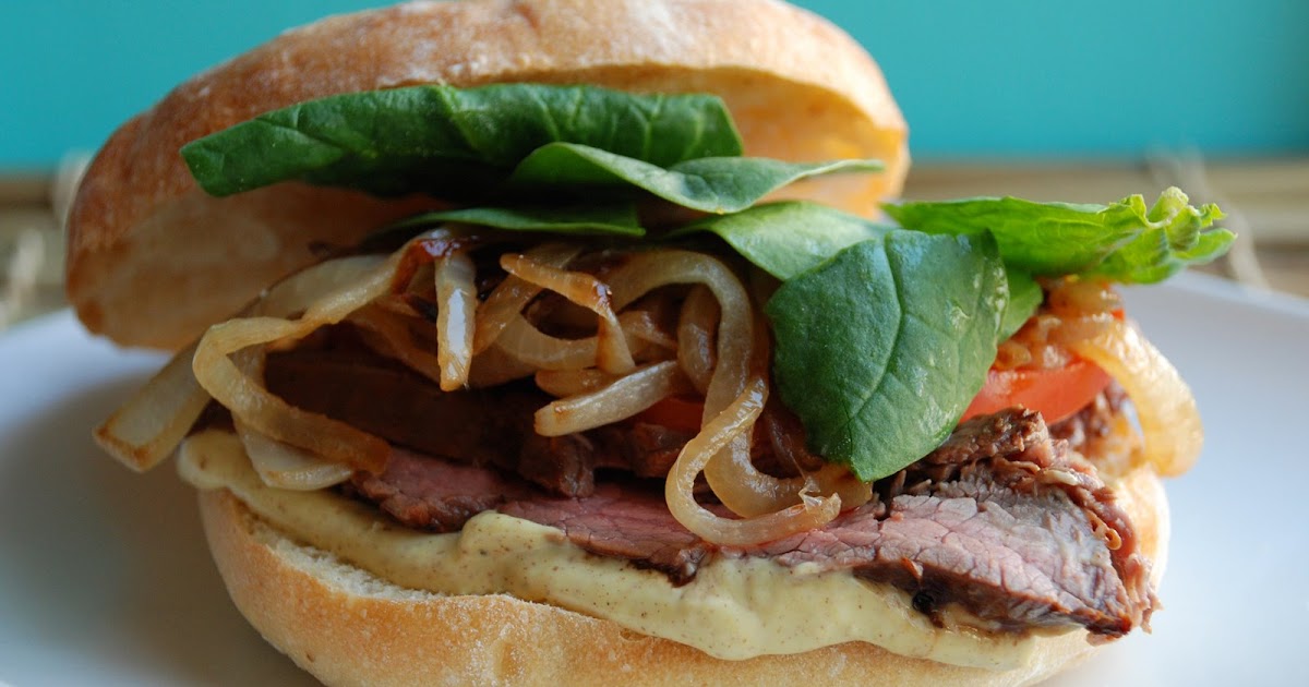 foodstuff Steak Sandwich with Caramelized Onions