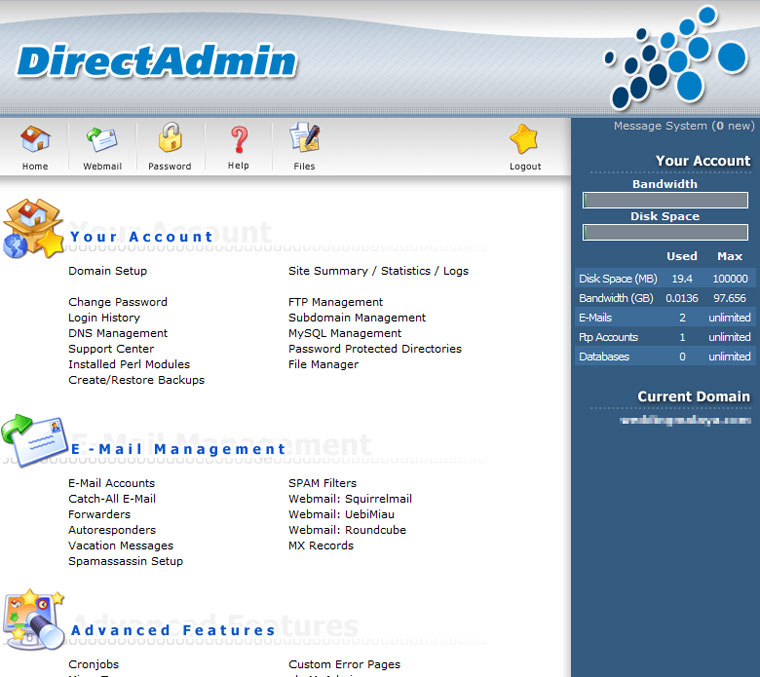 DirectAdmin DirectAdmin