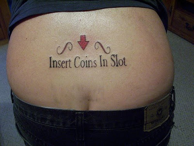 Tattoos butt section,