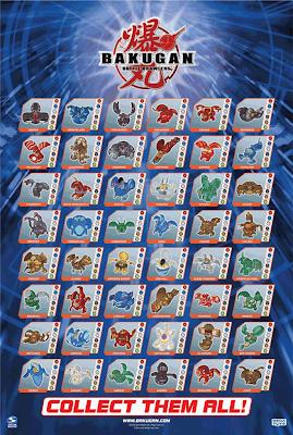 muñecos bakugan