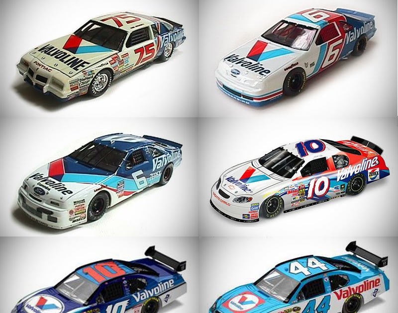 Duckpin Press 20 Years of Valvoline Paint Schemes