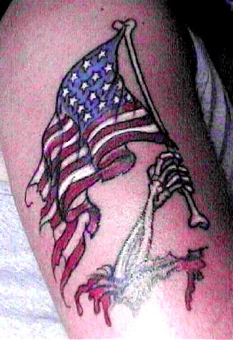 rebel flag tattoo designs. confederate flag tattoos.
