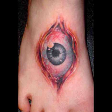 eye tattooing. hot eye tattoo for a friend.