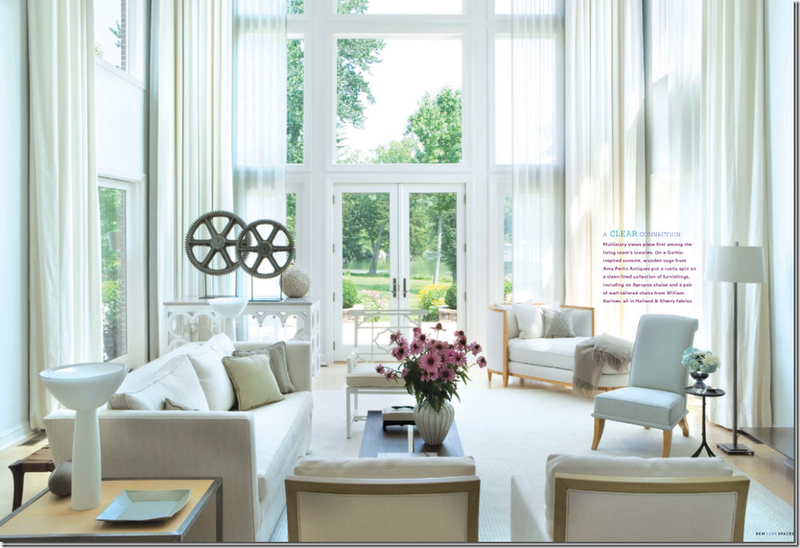 Dwellers Without Decorators: White Living Room