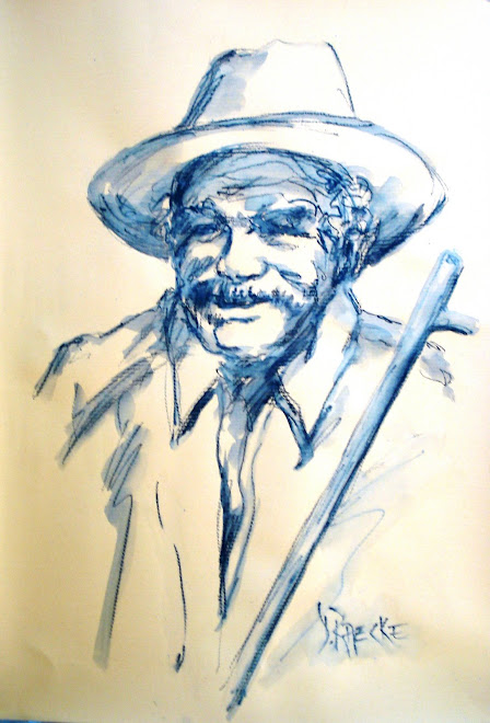 EL VIEJO DEL TISURE, BARRA ACUARELABLE S/PAPEL
