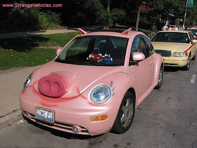 سيااارت احلامك ..لونها بينك أدخلي واختاري pink car Pink+pig+car