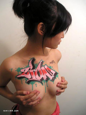 foto de graffiti sexy