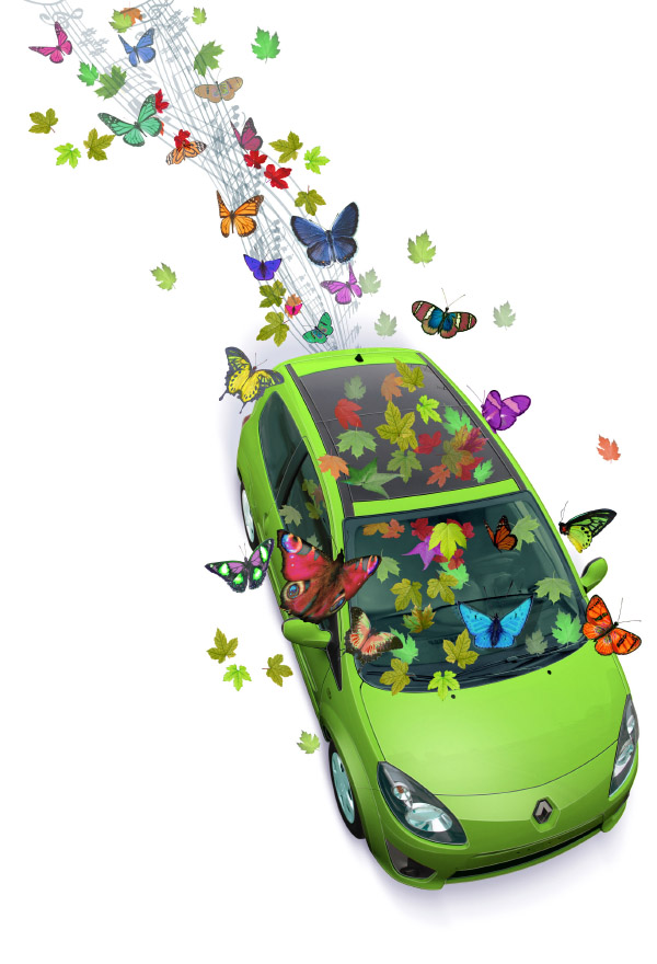 Renault Twingo Poster. I was asked by the Sense Ad Agency to make this image Renault Twingo Poster. I was asked by the Sense Ad Agency to make this image