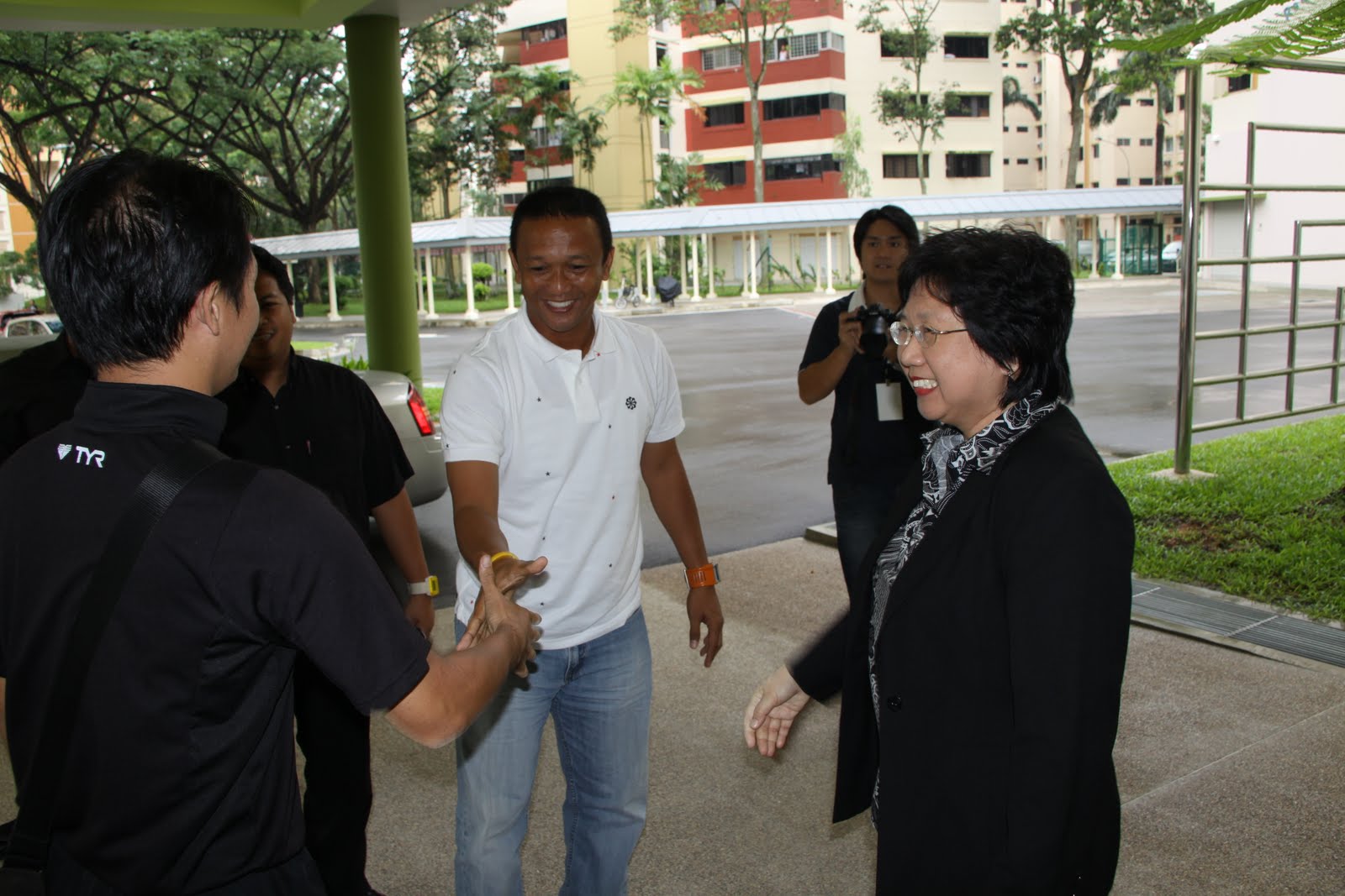 c boys hong kah: Fandi Ahmad Visits HKSS