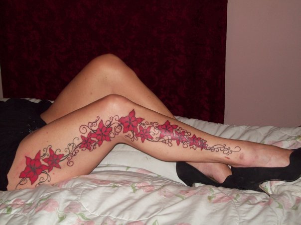 Espalda Flor Enredadera Enredaderas Tatuajes Flores | Kamistad ...