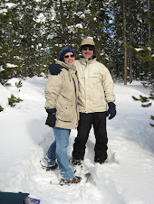 Snowshoeing Island Park