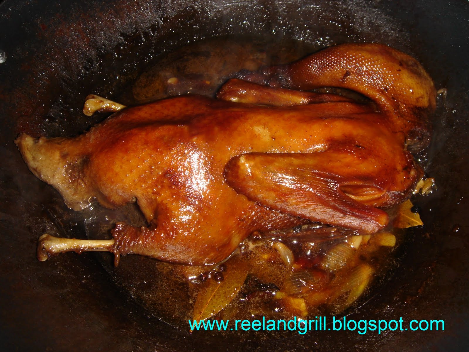 Reel and Grill Pato Tim or Patuten or Humbang Itik (Marinated Duck
