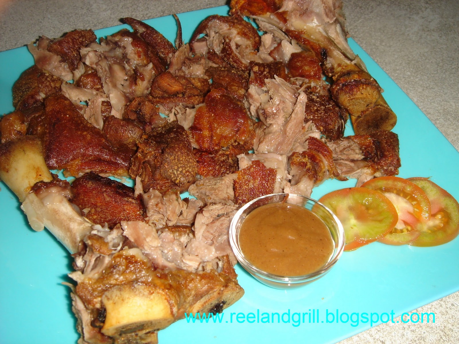 Reel and Grill Crispy Pata (Deep Fried Pork Ham Hock or Knuckle)