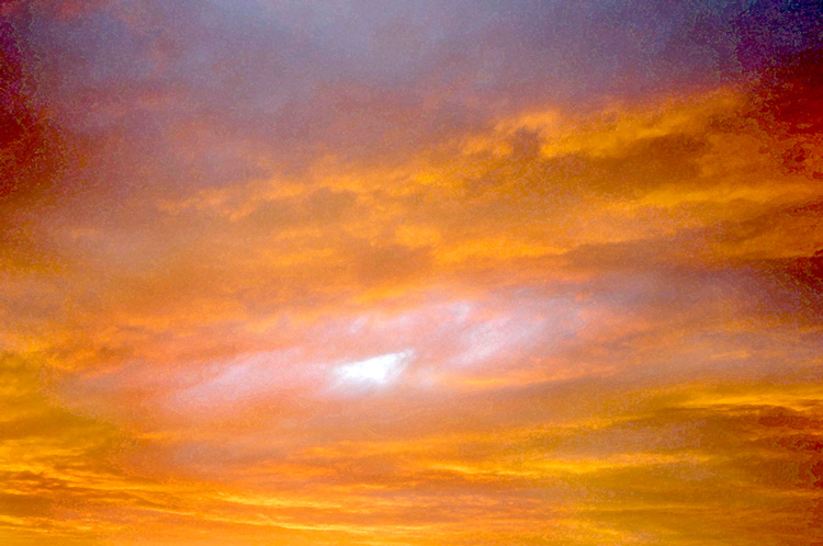 Sunset, Tuesday, 4 October 2005
