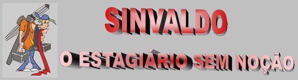 SINVALDO - O ESTAGIÁRIO SEM NOÇÃO