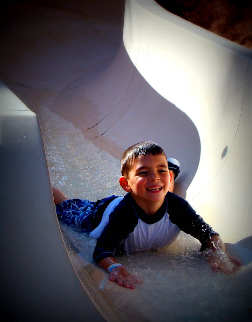 Michael's first water slides