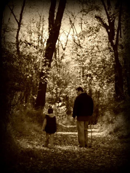 Frank and Michael on the trail