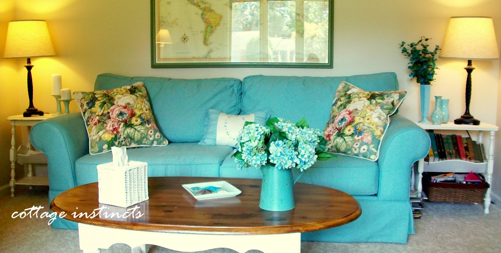 cottage instincts Living Room Redo...er, Repurpose.