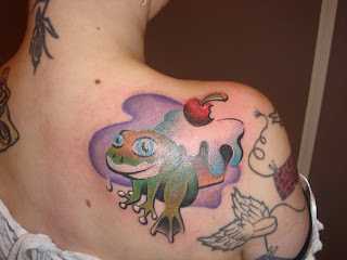 Chery Frog Tattoo