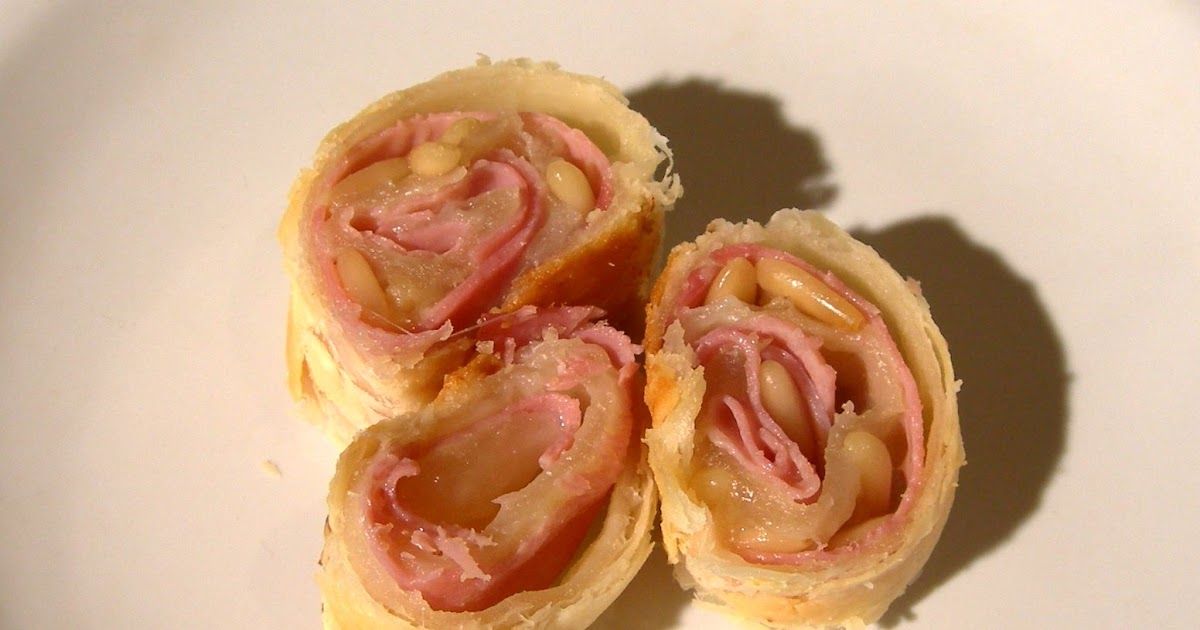 Le ricette di MISCHIMAU Rotolini di prosciutto cotto, pinoli e gruyere