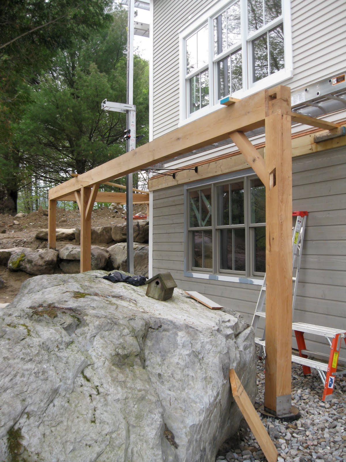 Timber Frame Deck