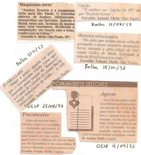 Matérias folha de São Paulo.