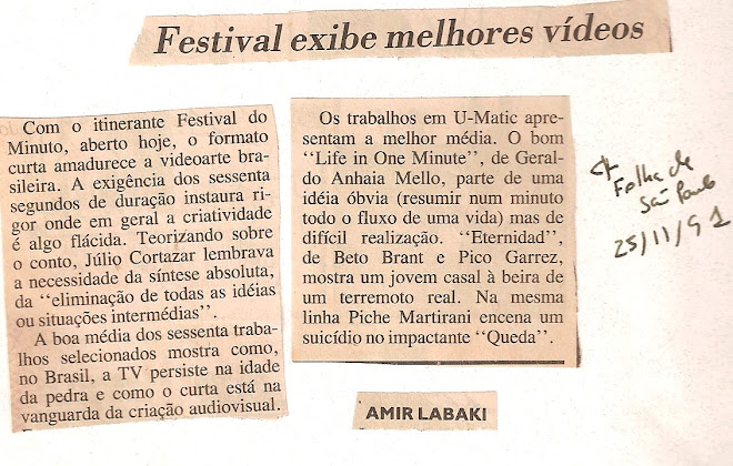 Festival exibe melhores vídeos