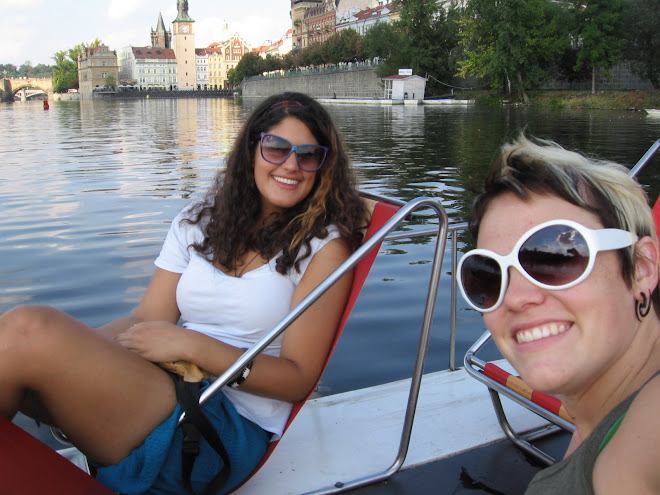 paddleboating in prague!